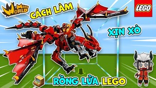 Robot LEGO #4: Hướng dẫn chế tạo ROBOT rồng lửa của KAI siêu mạnh trong mini world