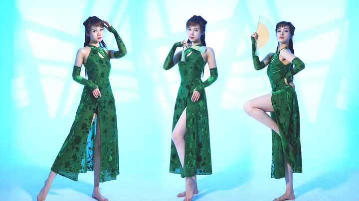 อากาศหนาวเต้นเพลงดิสโก้สไตล์จีนกันหน่อย～【แนวตั้งแนบชิด】ท่าเต้นสนุกสนานจากเพลง "ใต้แสงจันทร์" ที่อบอุ