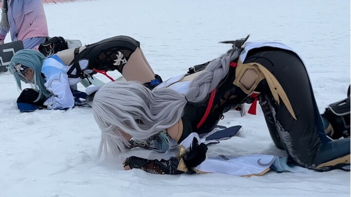 When the southern cranes come to the northern snowfield