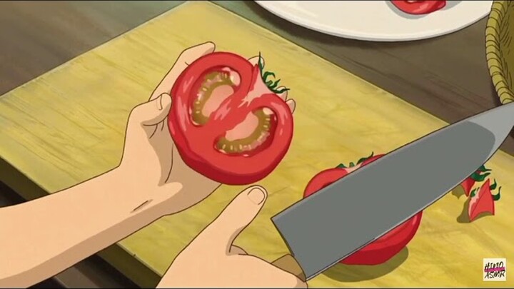 Cảnh phim anime nấu ăn dễ thỏa mãng gây nghiện