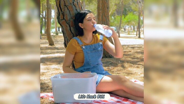 Cách giữ nhiệt cho nước luôn lạnh khi picnic