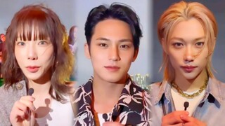 جين تاي يون + جين مين كيو + لي لونغ فو + كيمي كومورا في عرض أزياء LV مباشرةً!