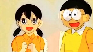 This is Nobita in high school. He used to be full of smiles, but now he has become taciturn. His gra