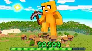 MINECRAFT pero XP = Nuestro TAMAÑO 😂⛏