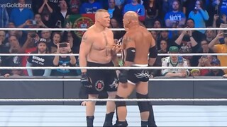 Goldberg vs. Brock Lesnar