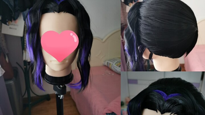 Demon Slayer Butterfly Ninja wig modeling process [including the back of the head modeling method]