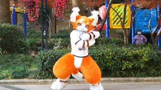 [Animal Costume Dance] BW2021 Theme Song Happy Planet da ze Original Choreography by Ruikuri [Furry]