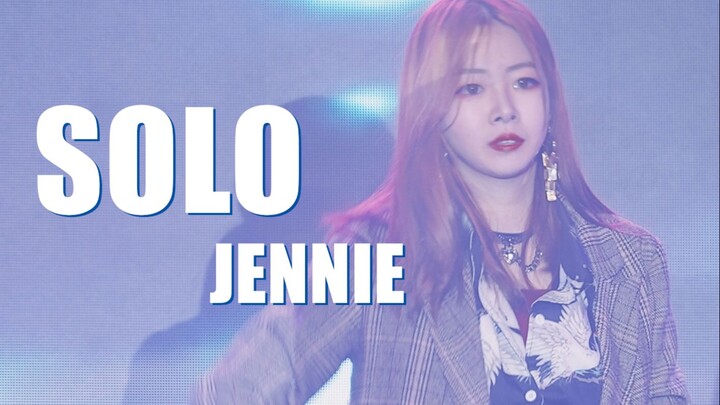 【SOLO】Menyanyi dan menari "SOLO" Jennie dengan mikrofon di kampus