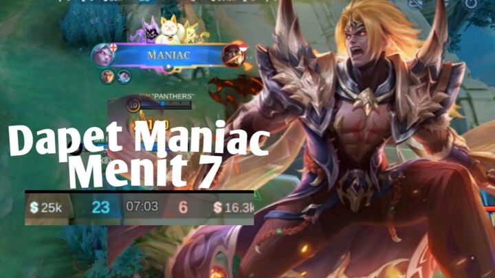 Dapet MANIAC menit 7 Menggunakan Martis😱😱