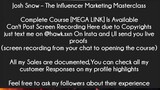 Josh Snow – The Influencer Marketing Masterclass Course Download
