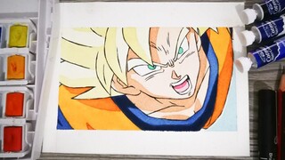 วาด GOKU Super Saiyan สไตล์หนังใหม่