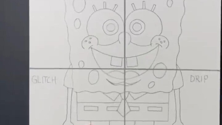 สี่วิธีในการวาด Spongebob 1