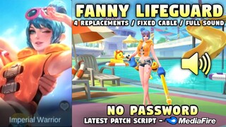 Fanny Lifeguard Skin Script | 4 Replacements - Full Sound w/ HD Effects - No Password | MLBB