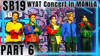 SB19 WYAT Concert In Manila 091722 FANCAM Part 6
