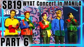 SB19 WYAT Concert In Manila 091722 FANCAM Part 6