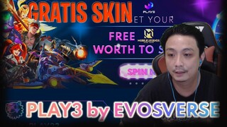 CARA DAPET SKIN MOBILE LEGEND GRATIS DARI PLAY3 BY EVOSVERSE