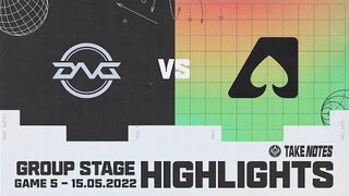 Highlights DFM vs AZE [Vòng Bảng - Ngày 6] [MSI 2022][15.05.2022]