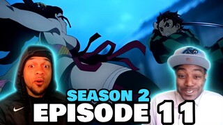 Tanjiro Vs Daki! Demon Slayer Season 2 Ep 11 Reaction