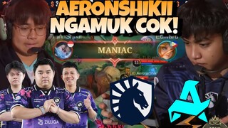 AERONSHIKII NGAMUK LANGSUNG MANIAC !! MERINDINGGG !! LIQUID VS AURORA MATCH 1 - SWISS STAGE DAY 6