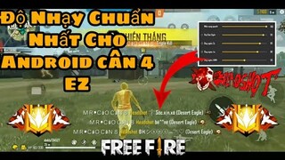 ĐỘ NHẠY CHUẨN NHẤT CHO ANDROID CÂN 4 LÀ CHUYỆN NHỎ/CÁO TẠ GAMING