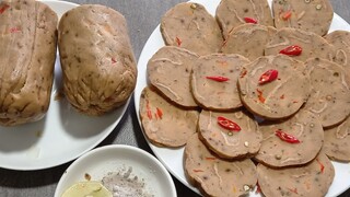 cách làm chả gân đậu xanh.