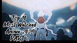 Part 2 for Top 10 most watched anime 2024