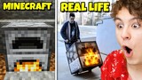 MINECRAFT OFEN in REAL LIFE?!