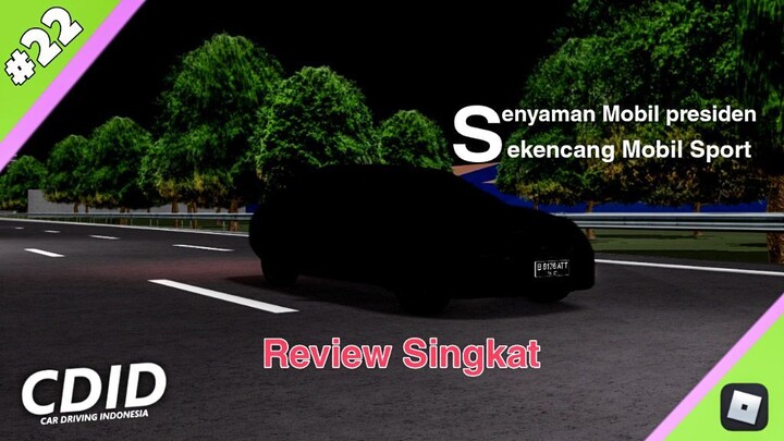 "Review Singkat" Mobil Yang sangat murah tapi wort it dimiliki // Car Driving Indonesia (Roblox) #22