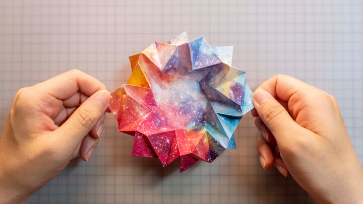 [Origami Tutorial] An Automatically Closing Flower!? Folding Tutorial!