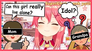 Sakura Miko's Family/Grandpa is worried about Her Living Alone 【Hololive】Eng Sub