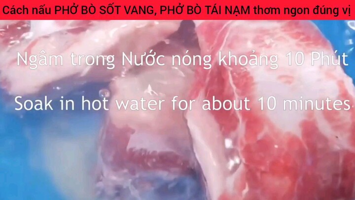 cách làm phở bò sốt vang