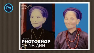 photoshop phục chế ảnh cũ | BonART