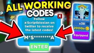 ALL WORKING CODES IN ROBLOX NINJA LEGENDS