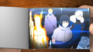 Homemade 700-frame page-turning animation Naruto