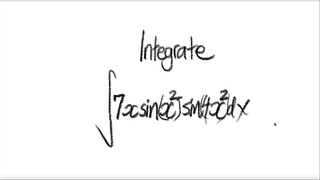 trig integral ∫7x sin(x^2) sin(4x^2) dx