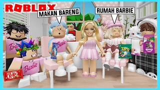 Makan Minum Serba Pink Bersama Barbie Di Roblox Brookhaven ft @Shasyaalala