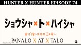 Hunter X Hunter Episode 74 Tagalog dubbed