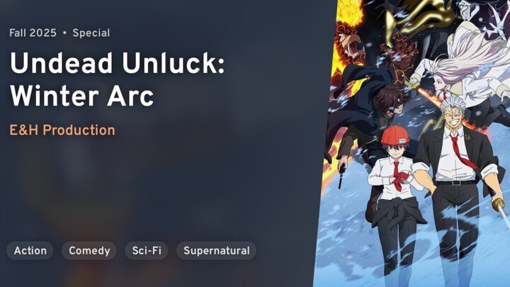 Undead Unluck: Winter Arc Sub Indo