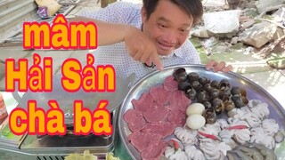 Chảo Hải Sản thập cẩm Chà bá l Tâm Chè Vĩnh Long