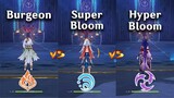 Nahida - Burgen vs Superbloom vs Hyperbloom !! What is the best Team comp comparison ? Genshin