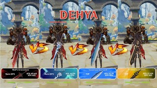 Dehya Weapon Comparison!! Which one is the best? DMG Comparison | Genshin Impact |