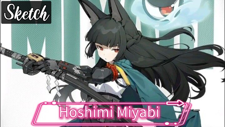 Draw Hoshimi Miyabi 🦊 (Sketch)