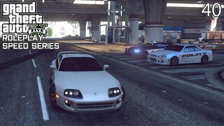 TOYOTA SUPRA ft NISSAN SKYLINE ON PURSUIT - GTA 5 ROLEPLAY : SPEED SERIES (40)