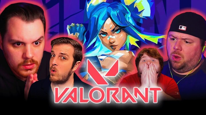 Reacting to EVERY Valorant Agent Trailer  || Group Reaction