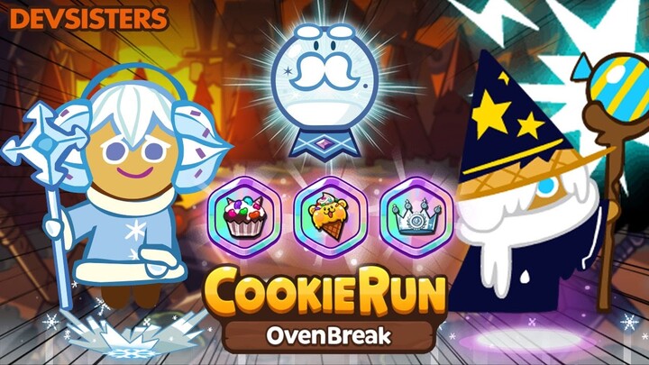 CookieRun OvenBreak (LAND7) 12.4M น้ำตาลหิมะ+พ่อมด SnowSugar+Wizard | xBiGx