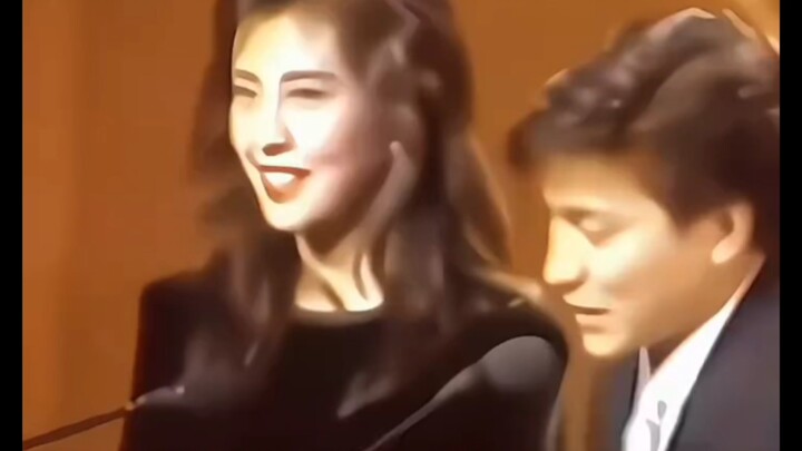 Andy Lau: Didn’t we agree you wouldn’t wear heels? How’d you trick me?! Leslie Cheung: Be nice to me