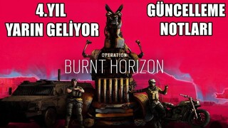 4.YIL YARIN GELİYOR - GÜNCELLEME NOTLARI - Rainbow Six Siege Türkçe