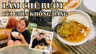 CÁCH LÀM CHÈ BƯỞI CÙI GIÒN , KHÔNG ĐẮNG ĂN BAO NGON 😍😍😍