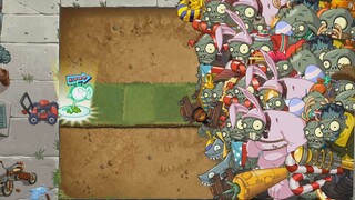 Plants vs Zombies 2 - Lanzaguisantes Electrico vs 9999 Zombistein