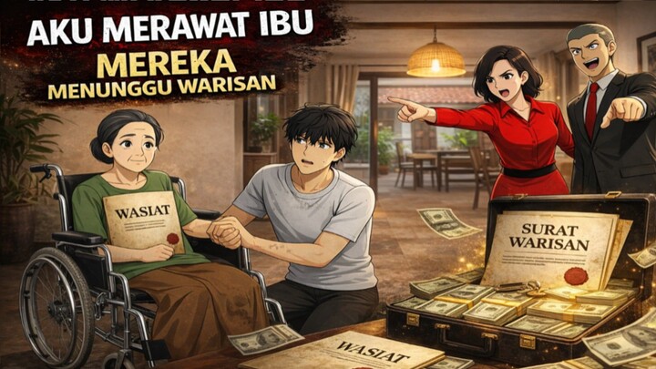 AKU MERAWAT IBU MEREKA MENUNGGU WARISAN - SAUDARA MENGINDARI WARISAN - DRAMA ANIMASI
